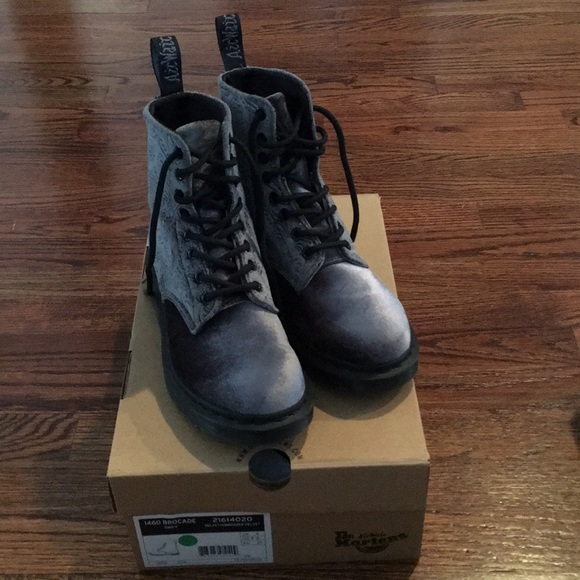 dr martens brocade velvet